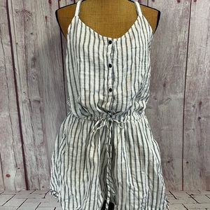 Old Navy Cotton Linen Look Short Romper